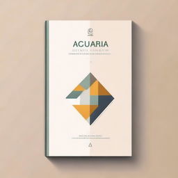 A sophisticated and professional book cover for a university-level algebra textbook