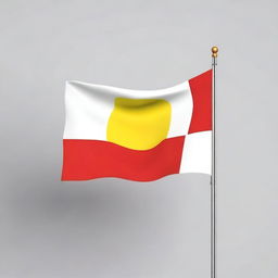 Create an image of the flag of Ossetia