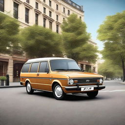 Create a detailed image of a Ford Taunus AF MPV