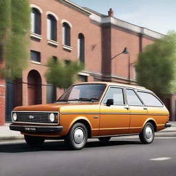 Create a detailed image of a Ford Taunus AF MPV