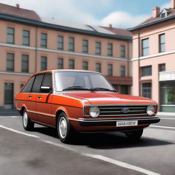 Create a detailed image of a Ford Taunus AF MPV