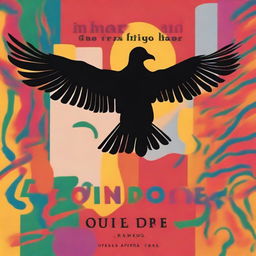 A book cover featuring a multicolored condor leaving a multicolored trail with the silhouette of a man in the middle