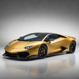 Lamborghini cars revolutionized into high-speed Formula 1 racing cars, featuring advanced aerodynamics, sleek designs, and sporting the iconic golden bull logo.