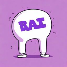 A cartoon-style image featuring a humorous depiction of a butt with the words 'Back That Pass Up' written behind it in bold, purple letters