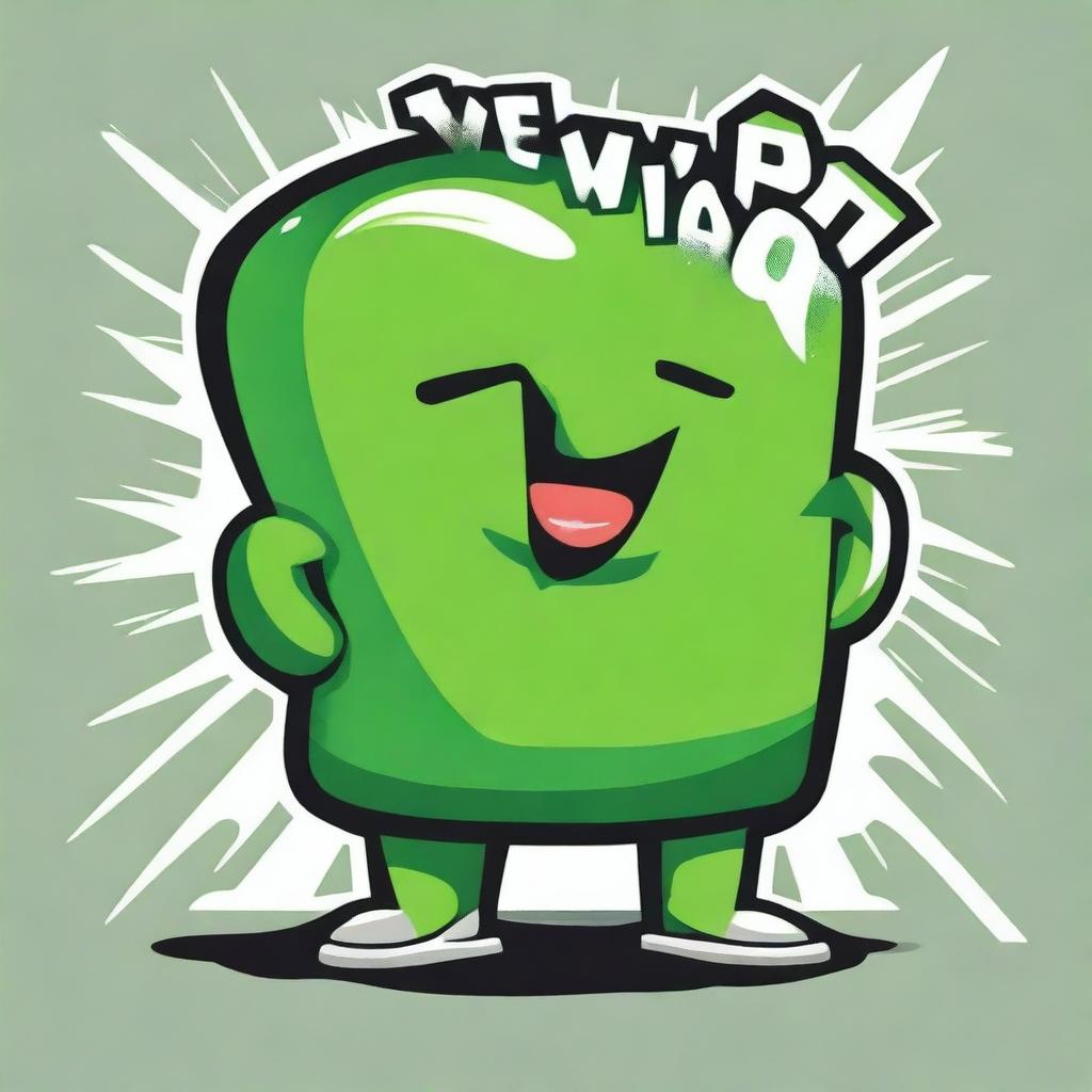 A cartoon-style image designed for a t-shirt featuring a green cartoon butt with the words 'Back That Pass Up' written in the background