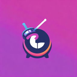 Design a logo for a TikTok channel called 'Drum Corps Fan'