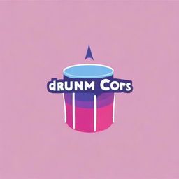 Design a logo for a TikTok channel called 'Drum Corps Fan'