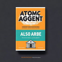 Create a book cover for a book titled 'The Atomic Agent' with the subtitle 'Smart Habits for Real Estate Agents' by author Caroline Trahé