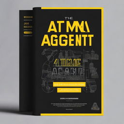 Create a book cover for a book titled 'The Atomic Agent' with the subtitle 'Smart Habits for Real Estate Agents' by author Caroline Trahé