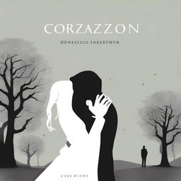 A book cover for a poetry book titled 'Corazón Indeciso'