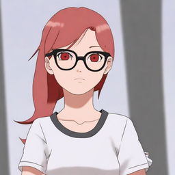 Create an image of Uzumaki Karin