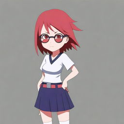 Create a 3D image of Uzumaki Karin