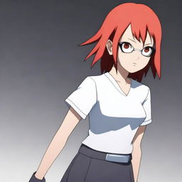 Create a 3D image of Uzumaki Karin