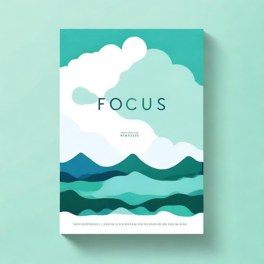 Create a book cover that visually represents the theme of focus and concentration