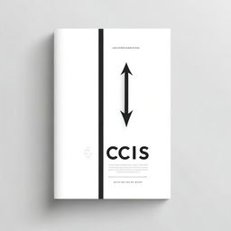 Create a black and white book cover with the title 'FOCUS'