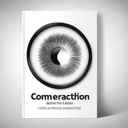 Create a black and white book cover with the title 'Concentration'