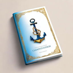 Create a blue and gold book cover with the title 'Concentration'