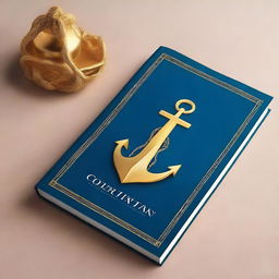 Create a blue and gold book cover with the title 'Concentration'