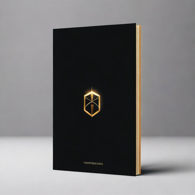 Create a black and gold book cover with the title 'Concentration'