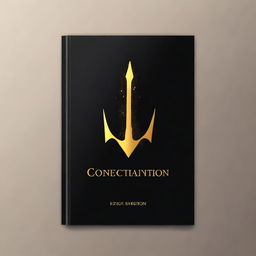 Create a black and gold book cover with the title 'Concentration'