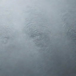 Highly detailed close-up view of unique and intricate human fingerprints on a translucent surface.