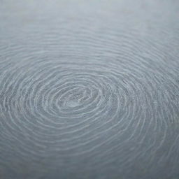 Highly detailed close-up view of unique and intricate human fingerprints on a translucent surface.