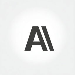 A simple representation of the letter 'A' in a clear and bold font, centered on a plain white background