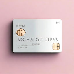 A sleek and modern credit card design with the name 'RITA' prominently displayed