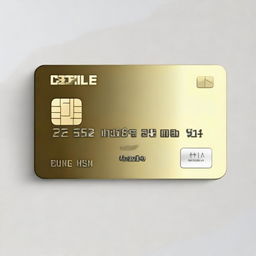 A high-quality credit card sample featuring the name 'RITA'