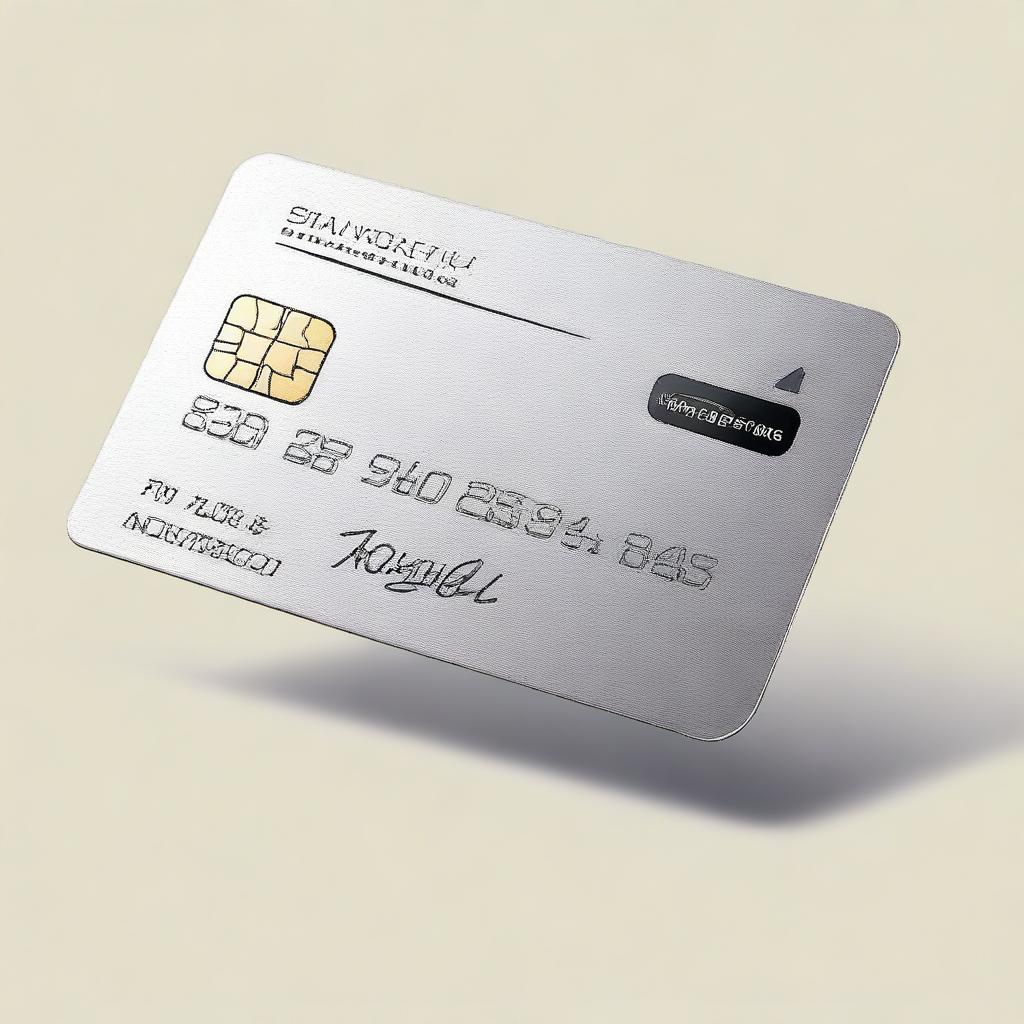 A high-quality credit card sample featuring the name 'RITA'