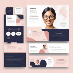 Create a professional banner for a UI/UX designer named RITA Odilo