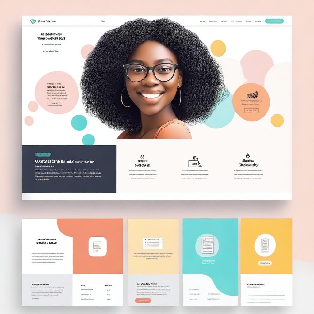 Create a professional banner for a UI/UX designer named RITA Odilo