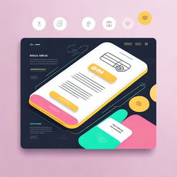 Create a banner for a UI/UX designer named RITA Odilo