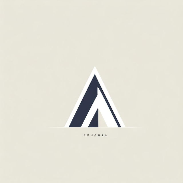 Design an elegant and sophisticated logo using the initials 'AA' for 'Archondo Architecture'. The logo should reflect modern, minimalist architectural style.