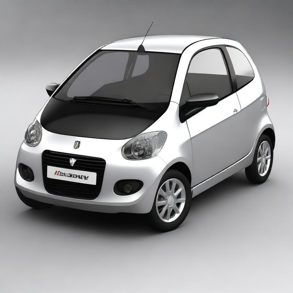 Create a new design for the Matiz car, blending modern aesthetics and features with the classic body style of the original model