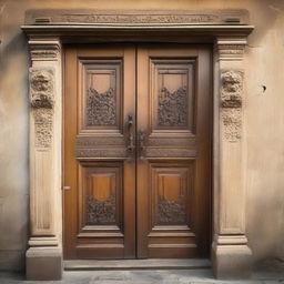 A detailed image of a door