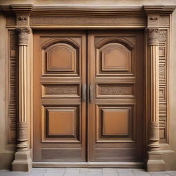 A detailed image of a door