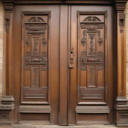 A detailed image of a door