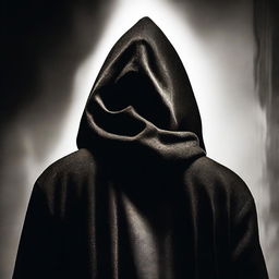 A man seen from behind, wearing a hood and a watch