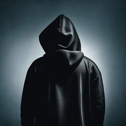 A man seen from behind, wearing a hood and a watch