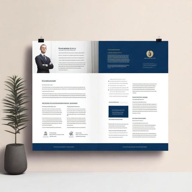 Create a poster for a law firm requesting clients to leave a review