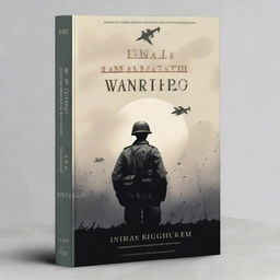 Design a book cover for a project centered on World War literature