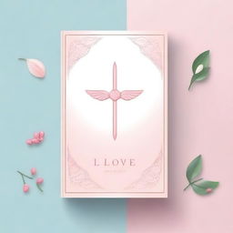 A beautiful cover for a Christian book about love