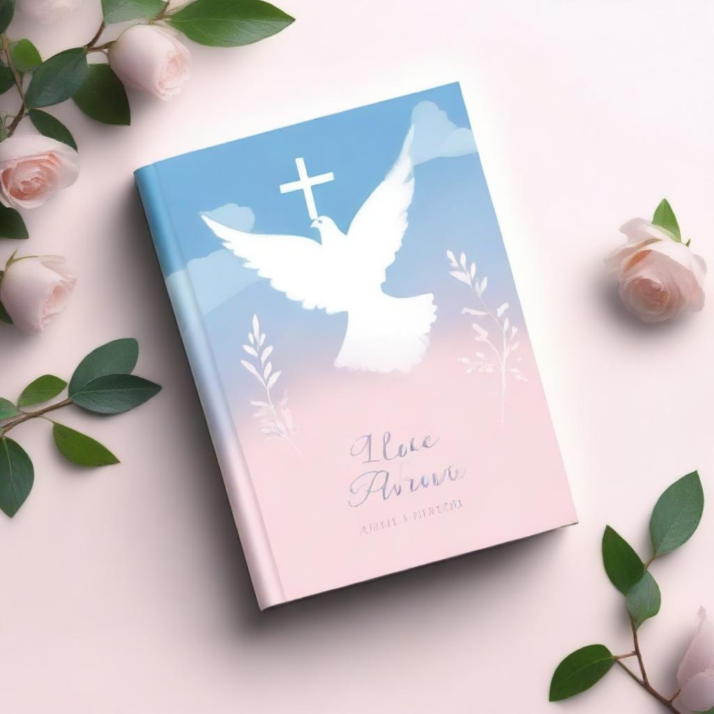 A beautiful cover for a Christian book about love