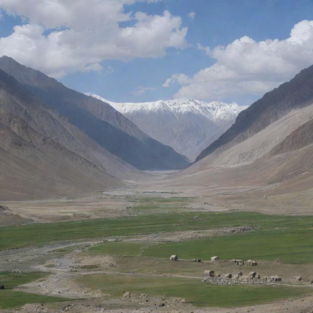 High-quality image of the stunning landscapes of Wakhan, Badakhshan