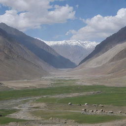 High-quality image of the stunning landscapes of Wakhan, Badakhshan