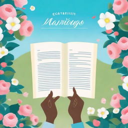 Create a cover image for a story titled 'Contract Marriage'