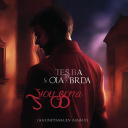 A dark romance book cover titled 'Sob a Sombra da Noite'