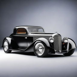 Create a custom supercar that is a fusion of a 1932 Chevrolet Coupe and a McLaren