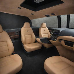 Lamborghini cars revolutionized into luxury vans, keeping the charismatic design language of Lamborghini, but adding heightened space, comfort and luxury amenities.